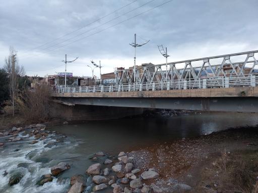 عکس پل فلزی لوشان