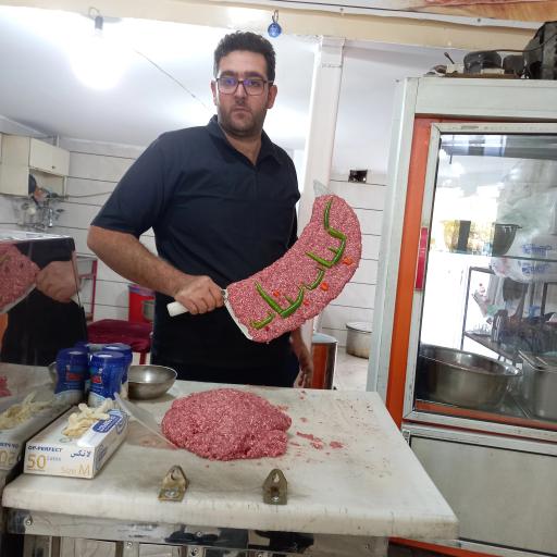 عکس کباب ساطوری تک بناب اذربایجان