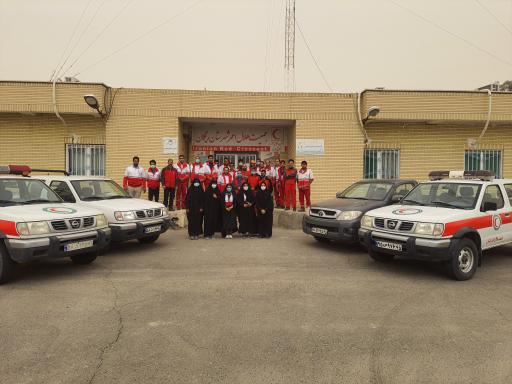 عکس جمعیت هلال احمر شهرستان ریگان