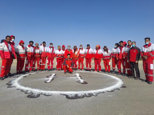 عکس جمعیت هلال احمر شهرستان ریگان