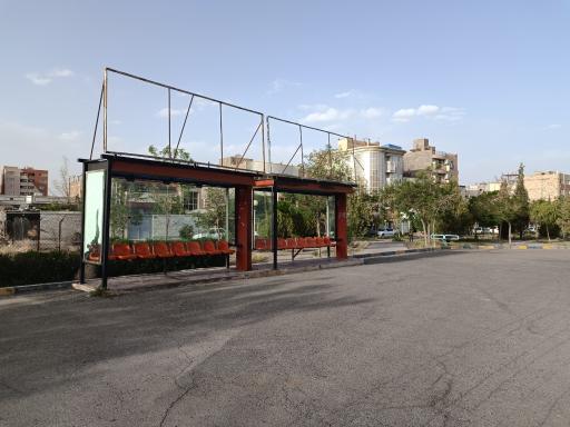 عکس ایستگاه اتوبوس شهید آوینی