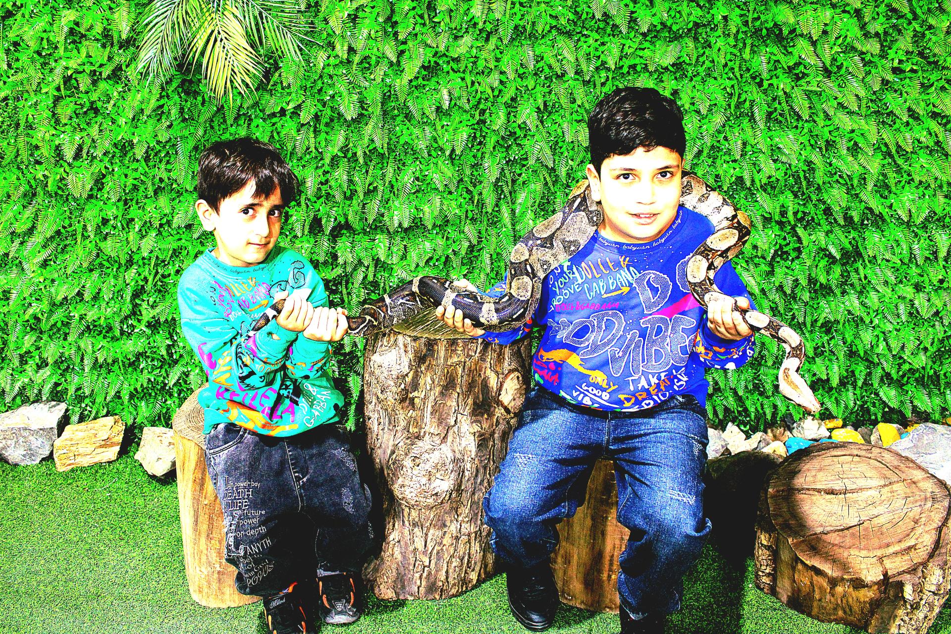 عکس نمایشگاه مارهای زنده