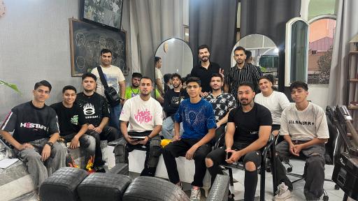 عکس آموزشگاه ارایشگری مردانه امیر خلعت بری