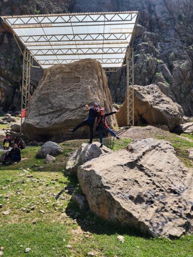 عکس سنگ نگاره خنگ اژدر