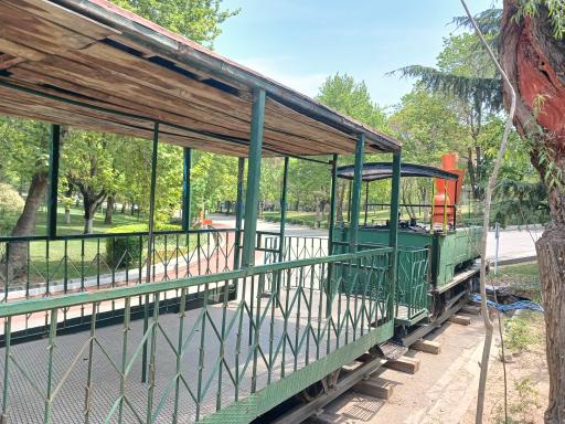 عکس ماشین دودی  پارک ملت (لوکوموتیو‌های بخار خط تهران و شهر ری )