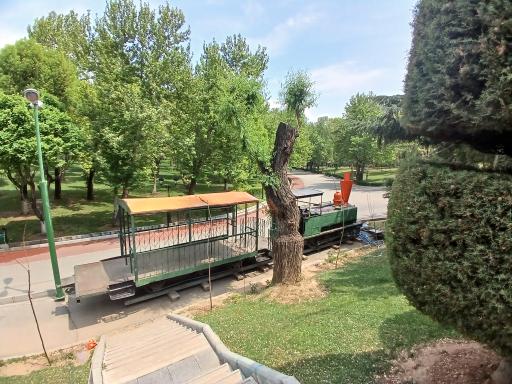 عکس ماشین دودی  پارک ملت (لوکوموتیو‌های بخار خط تهران و شهر ری )