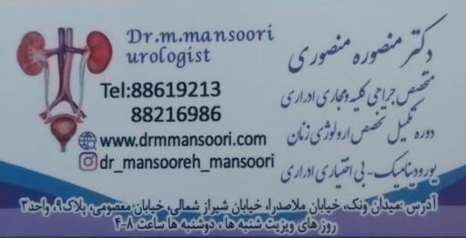 عکس دکتر منصوره منصوری (متخصص کلیه)