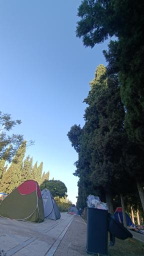 عکس کمپ اسکان گردشگران نوروزی شیراز