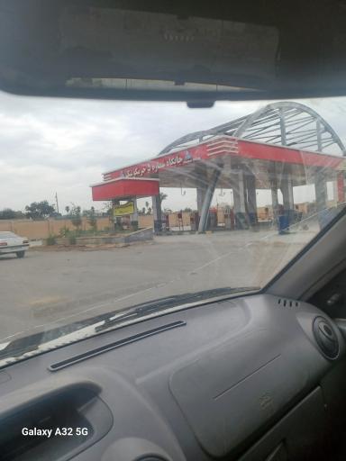 عکس پمپ بنزین خرمکوشک جایگاه 5 شرکت نفت