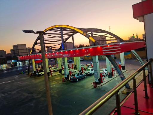 عکس پمپ بنزین خرمکوشک جایگاه 5 شرکت نفت