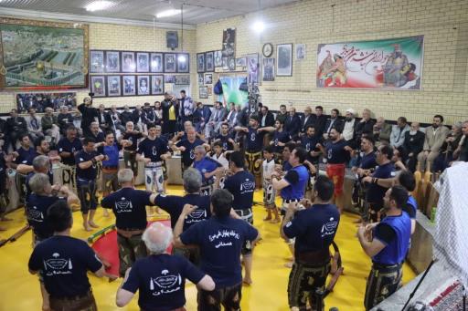 عکس زورخانه پهلوان علی میرزا همدانی