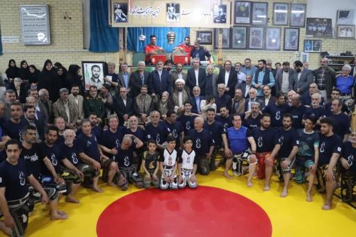 عکس زورخانه پهلوان علی میرزا همدانی