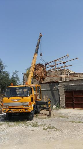 عکس جرثقیل و بالابر دز صراف زاده