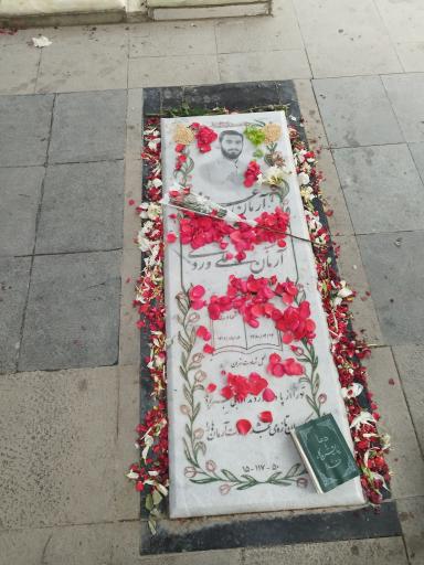 عکس مزار شهید آرمان علی وردی