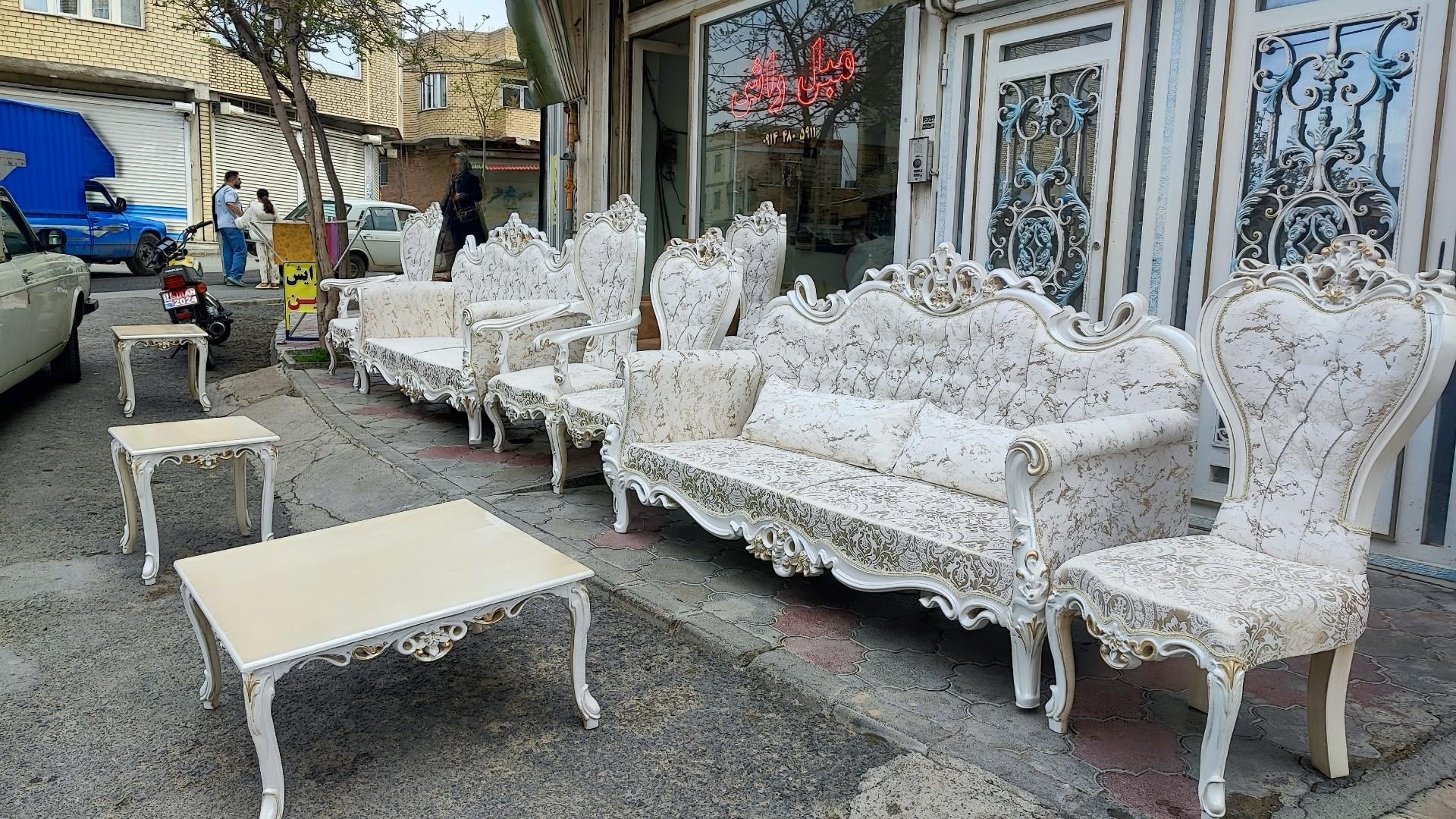 عکس تولیدی مبل راش 