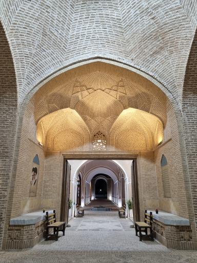 عکس آب انبار مجموعه باغ خان و مهمانسرای بوستان ولایت