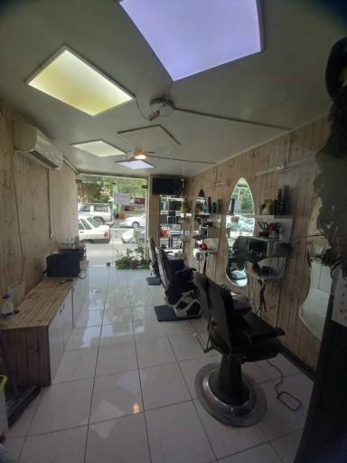 عکس آرایشگاه سیاه و سفید
