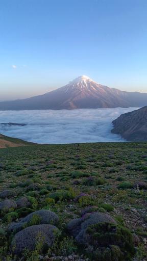 عکس قله ابرت