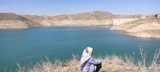 عکس سد باستانی و چاه طرق