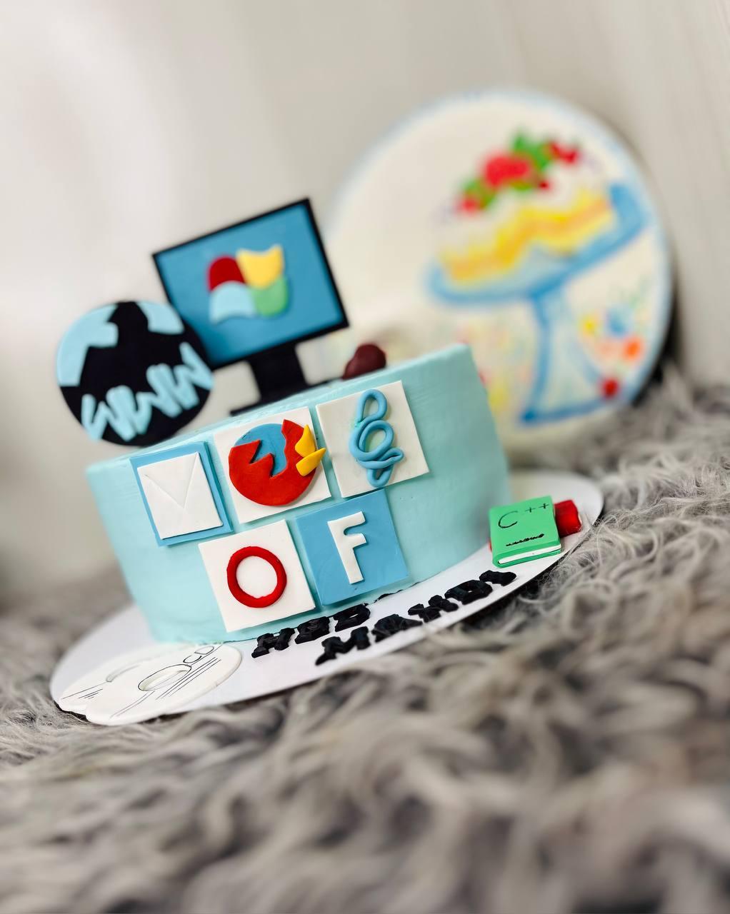 عکس کیک باران 