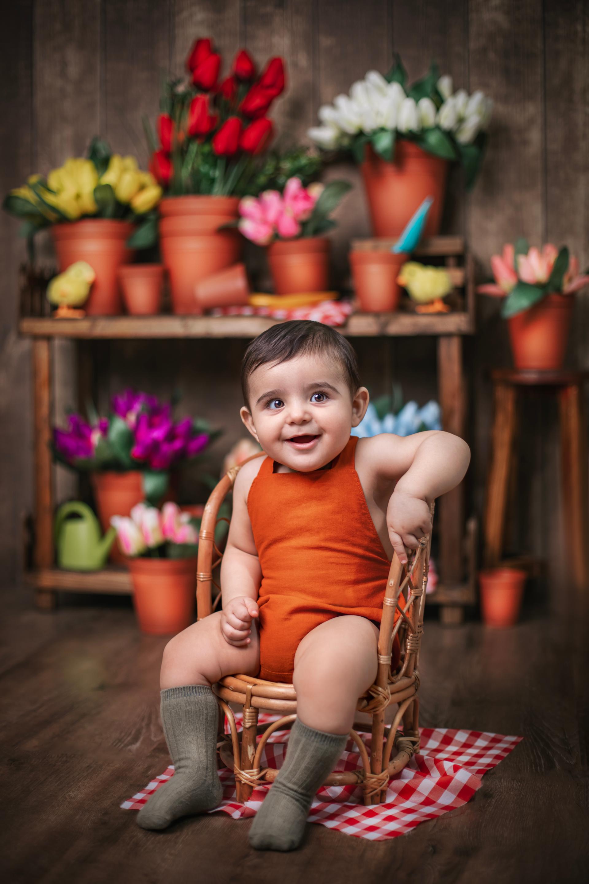 عکس آتلیه کودک آبنبات چوبی