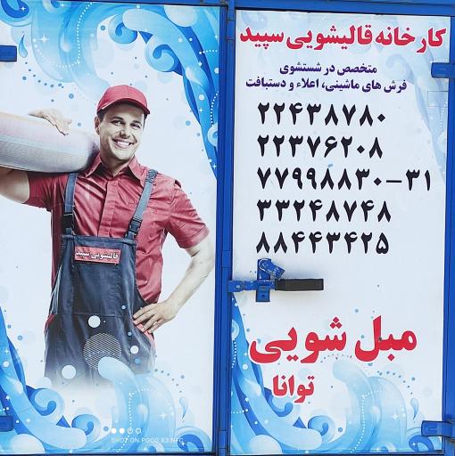 عکس قالیشویی سپید 