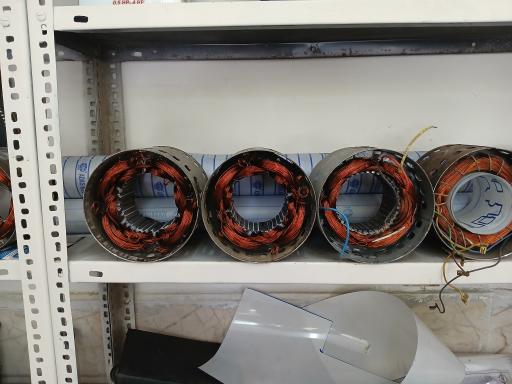 عکس سیم پیچی و تعمیرات پمپ و موتور خانه