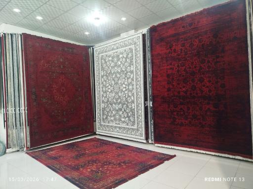 عکس فرش پانیذ کویر کاشان نمایندگی روح اله آماده