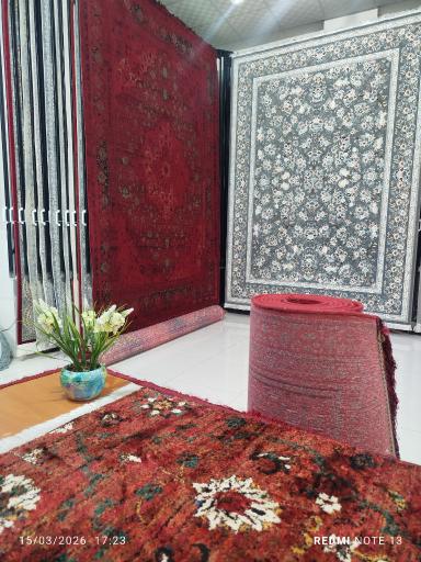 عکس فرش پانیذ کویر کاشان نمایندگی روح اله آماده