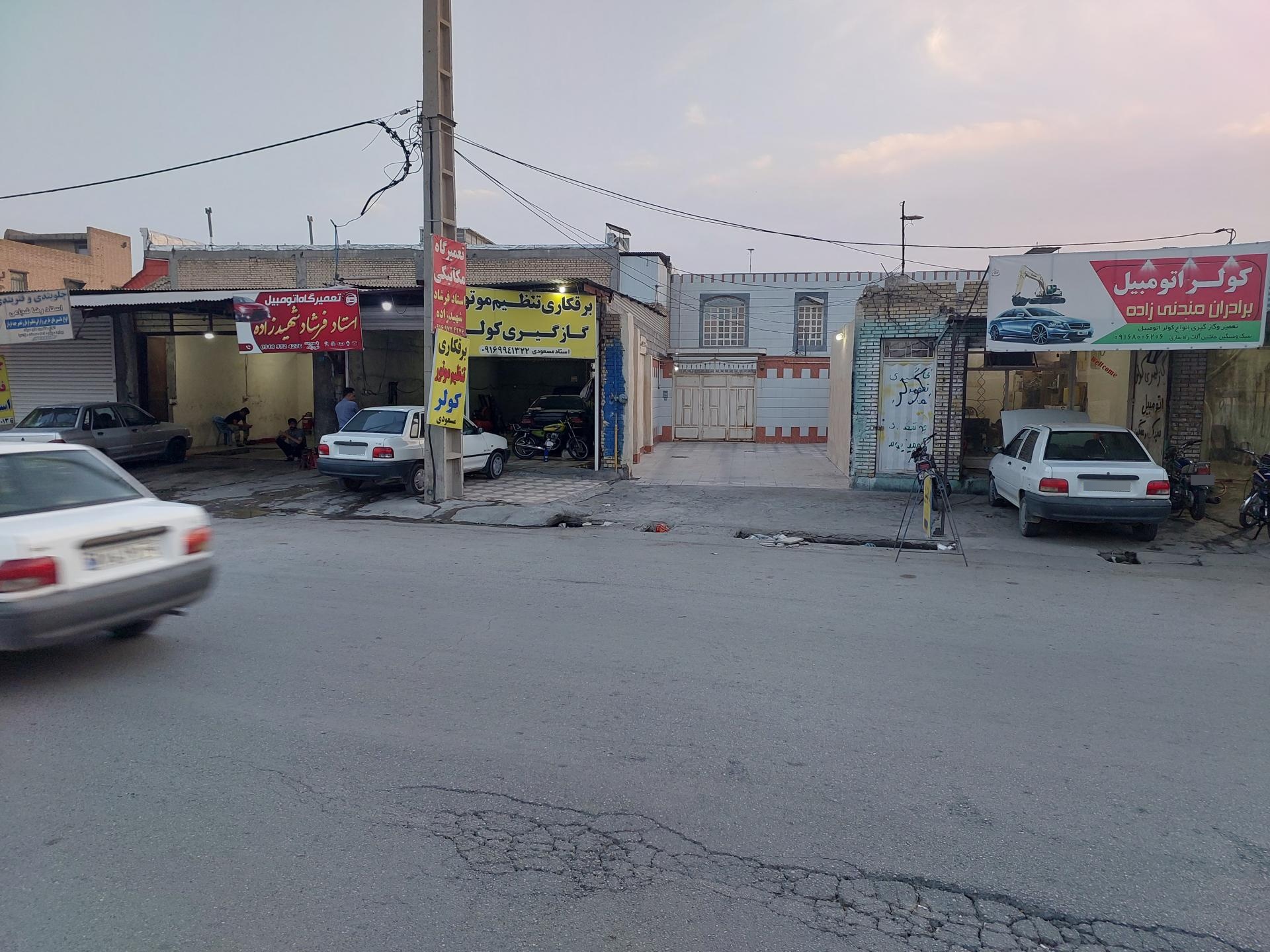 عکس برقکاری تنظیم موتور گازگیری کولر مسعودی