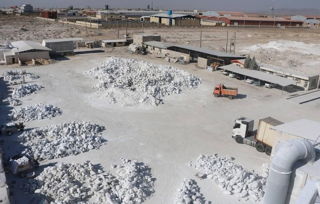 عکس کارخانه گچ صفوی زاده