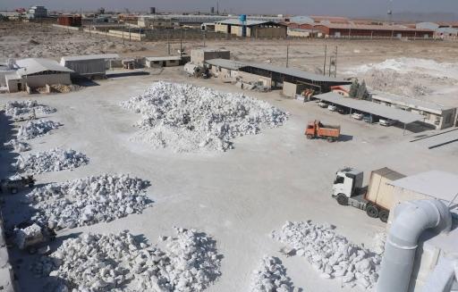 عکس کارخانه گچ صفوی زاده