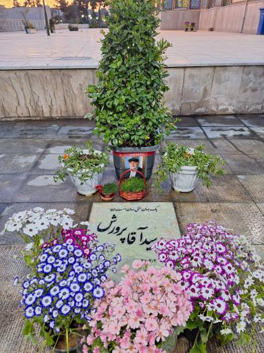 عکس مزار شادروان سید آقا پرورش