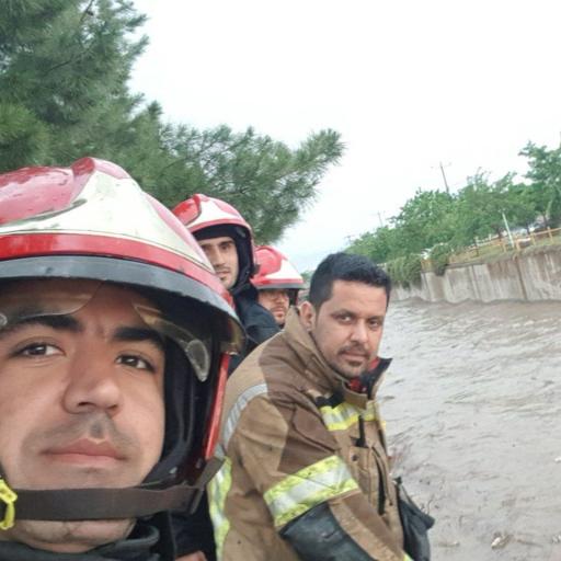 عکس آتش نشانی ایستگاه ۵۶