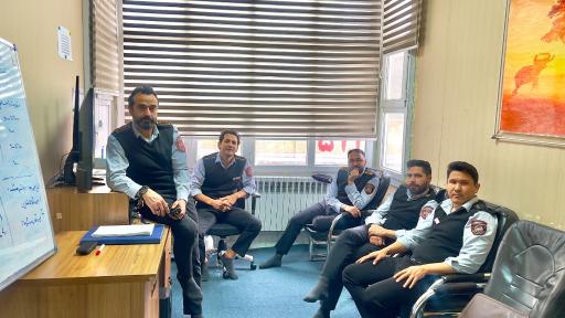 عکس آتش نشانی ایستگاه ۵۶