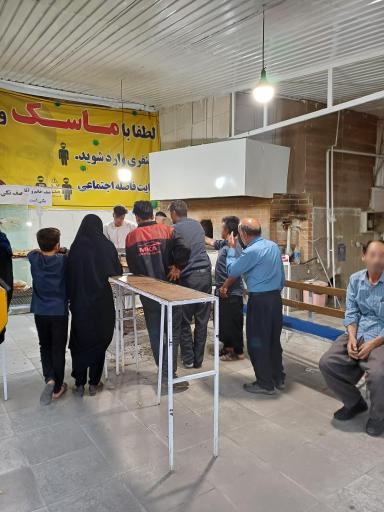 عکس نانوایی سنگکی