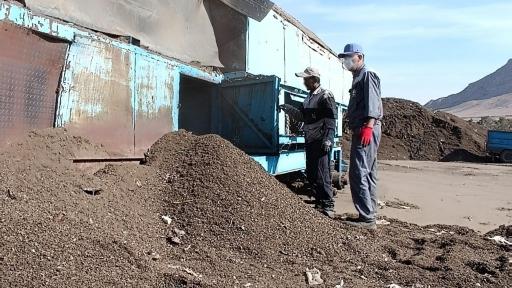 عکس کارخانه پسماند کود آلی