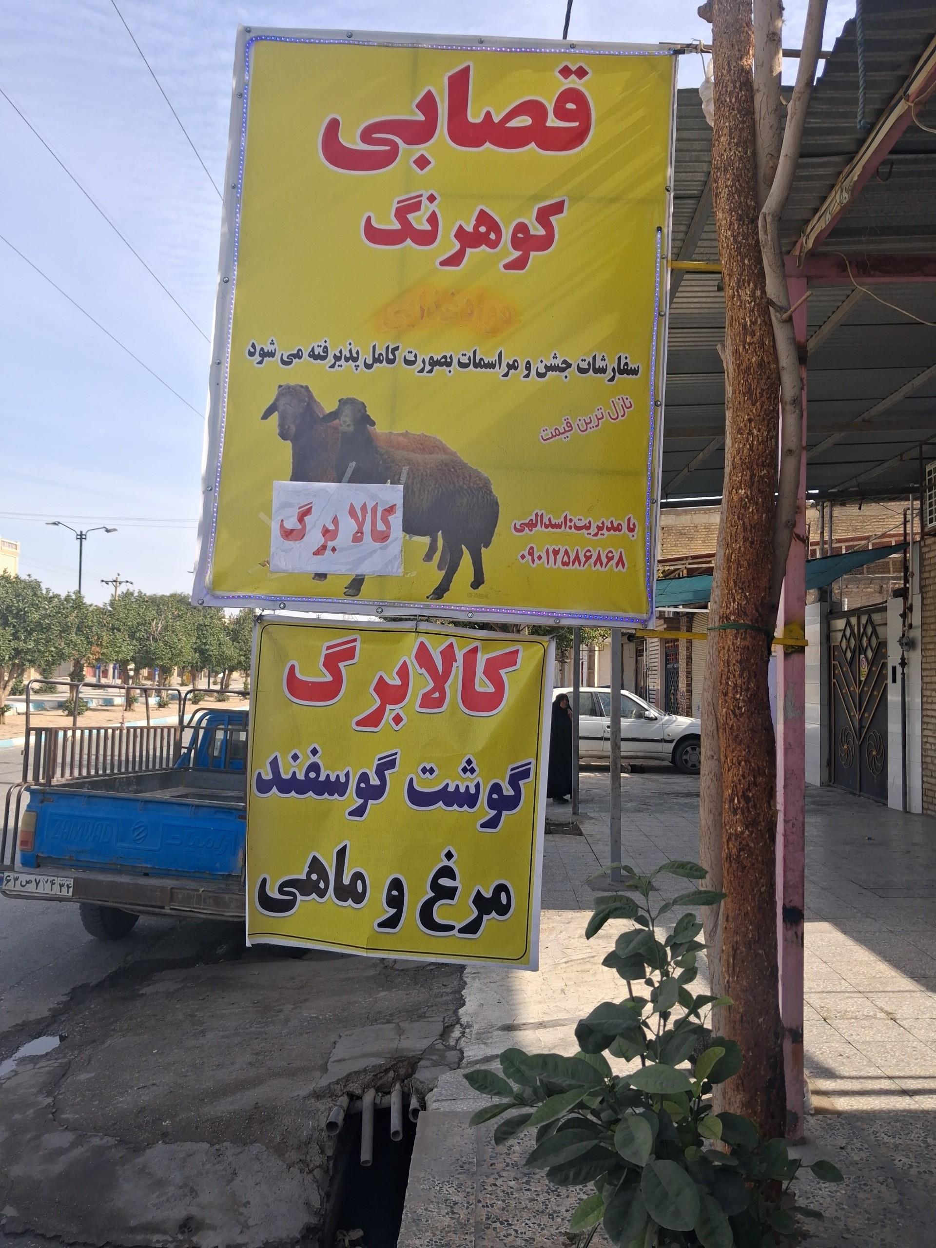 عکس قصابی کوهرنگ