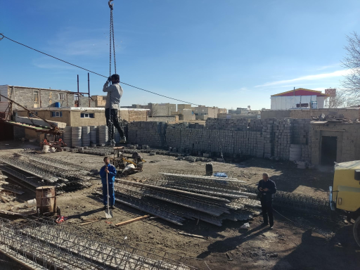 عکس تولیدی تیرچه بلوک حیدری