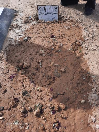 عکس مزار محمدرضا شاکری کوپائی