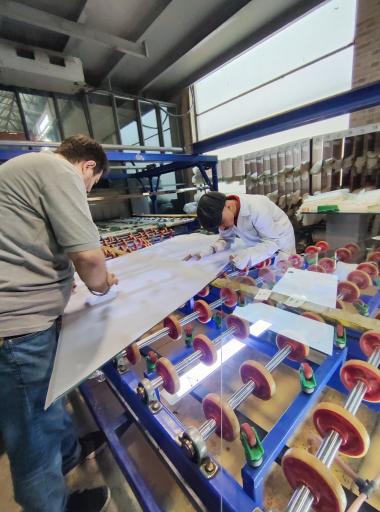 عکس کارخانه شیشه سپنتا