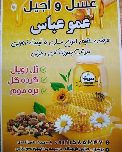 عکس عسل و آجیل عموعباس 