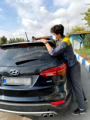 عکس کارشناسی رنگ خودرو