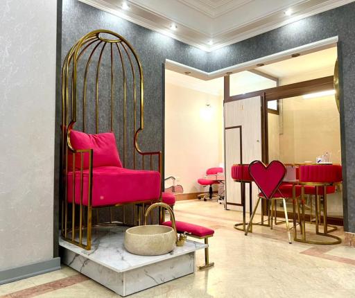 عکس سالن زیبایی گندم