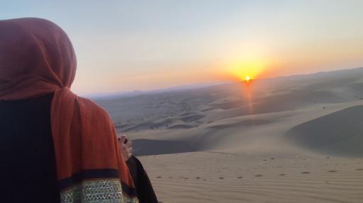 عکس کویر ورزنه