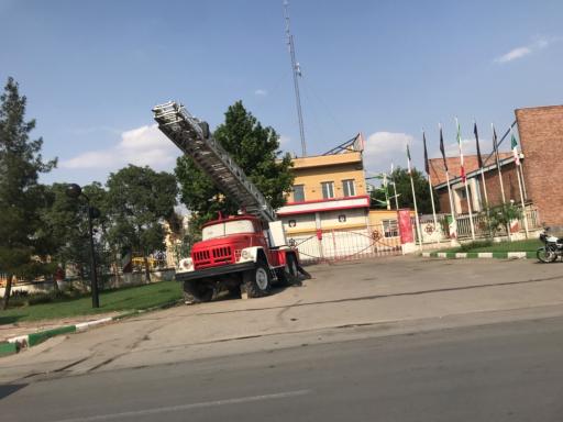 عکس آتش نشانی حمید نوروزی