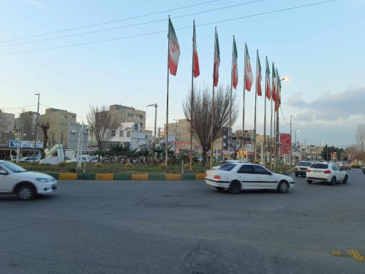 عکس فضای سبز بلوار امام خمینی