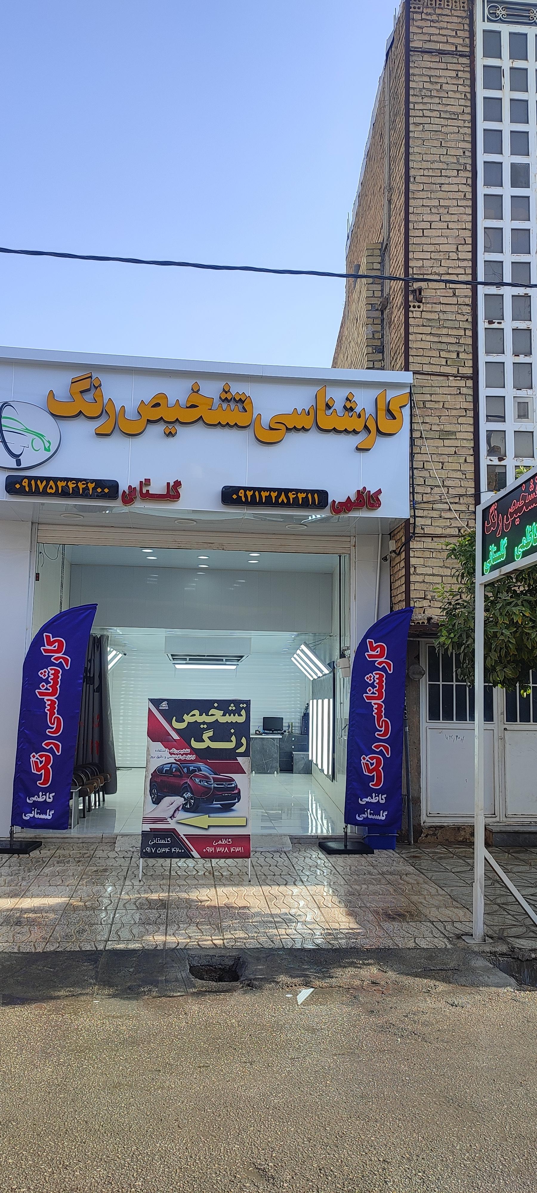 عکس کارشناسی رنگ استاد افشین کاظمی