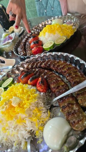 عکس چلوکبابی گلپایگانی
