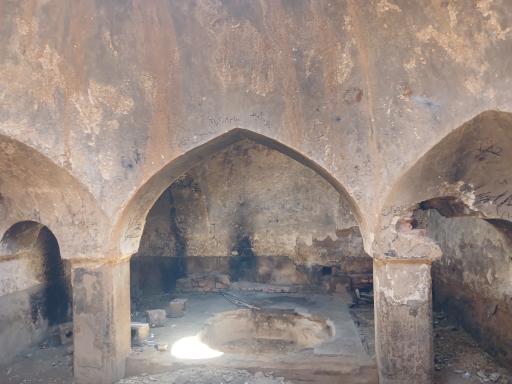 عکس حمام قدیمی چاله سیاه